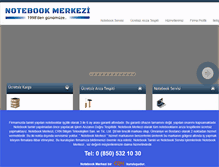 Tablet Screenshot of notebookmerkezi.com